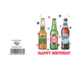 Picture of HAPPY BIRTHDAY BEER BOTTLES GIFT TAG
